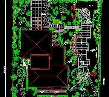 某别墅平面设计图免费下载 - 景观规划设计 - 土木工程网